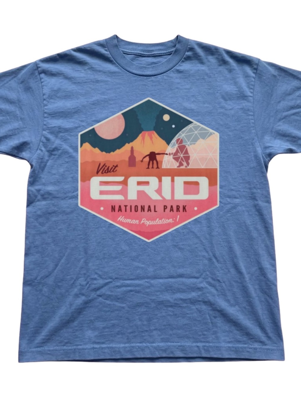 Gildan Light Blue ERID National Park Graphic Tee, Gift For Her, For Him